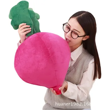 

SPIXT Cute soft plush cartoon anime fruit vegetables Carrot sofa throw pillow toy doll,birthday gift for children