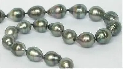 

Wholesale FREE SHIPPING >>> CHARMING 18"NATURAL TAHITIAN GENUINE PEACOCK GREEN PEARL NECKLACE 14KGP