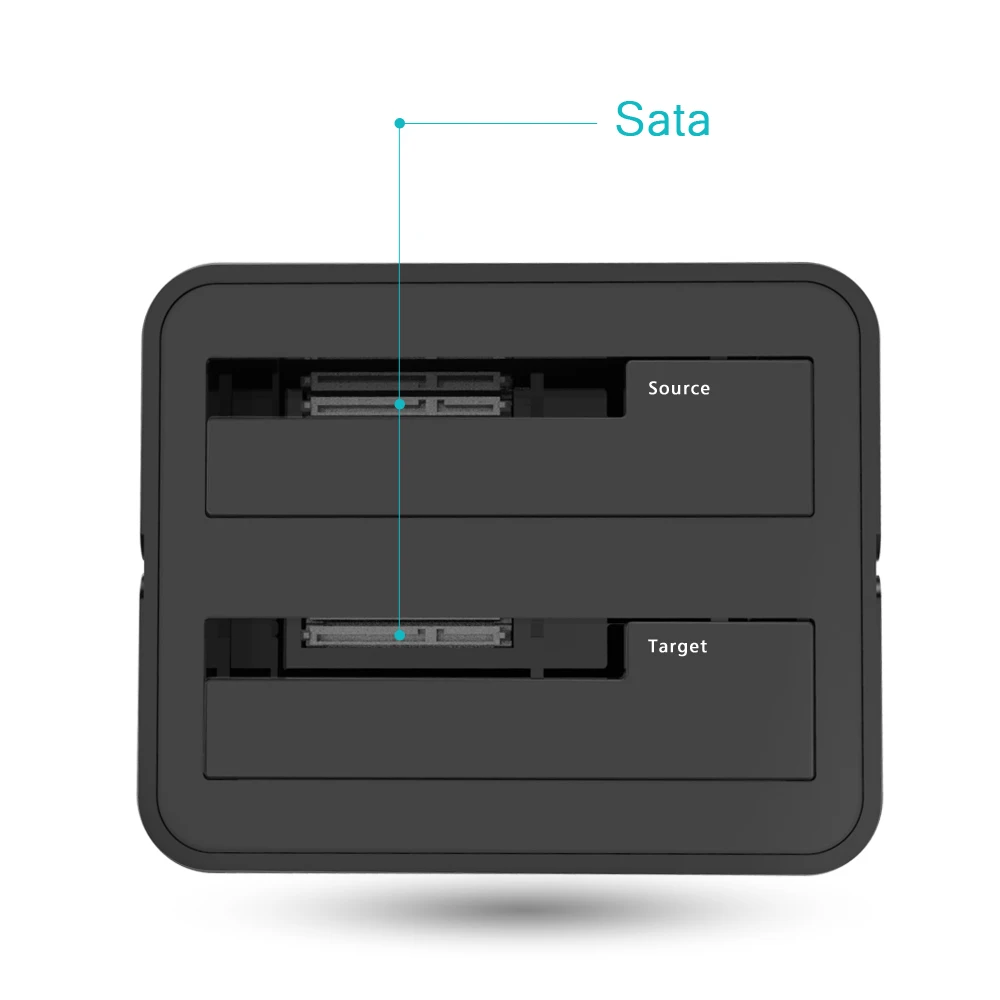  Wavlink SATA externo hdd carcasa 2 Bahía SATA hdd estación de acoplamiento USB3.0 Función de clon f