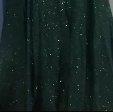 Шикарное вечернее платье цвета шампанского с золотыми блестками в арабском стиле, Длинные вечерние платья в Дубае, сексуальные платья с v-образным вырезом на спине размера плюс, женские вечерние платья - Цвет: Зеленый