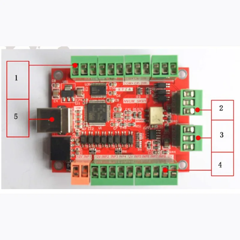 CNC mach3 usb 3 оси комплект, 3 шт. TB6600 1 Ось шаговые двигатели Драйвер+ mach3 4 оси USB CNC Контроллер шагового двигателя карты 100 кГц