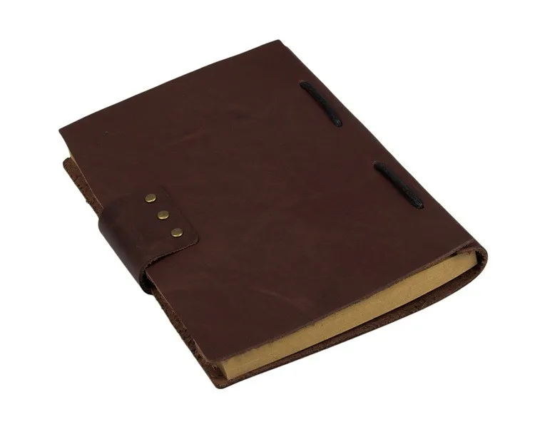Caderno de Couro do Vintage de Papel Kraft Tamanho Polegada Presente Material Escolar Caderno Diário Jornal Notebook Viajante 8.5 a5 6 travel journal notebook
