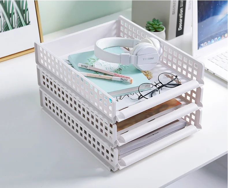 

1PC Detachable Clothes Organizer Plastic Stackable Wardrobe Clothes Drawer Storage Box Basket Multi-layer Storage Shelf