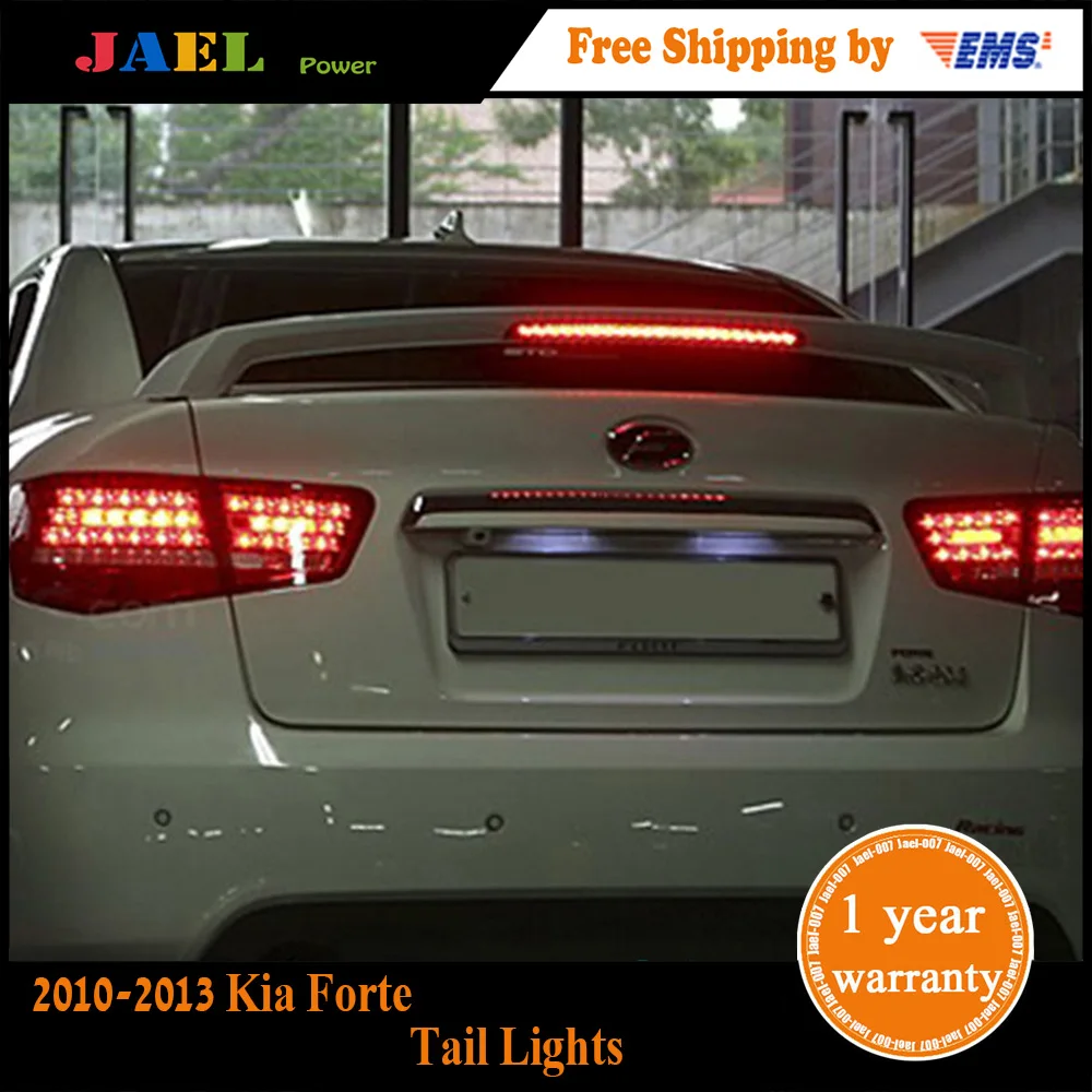 Jael Tail Lights Kia Forte Tail Lights 2010 2013 Cerato LED Tail Light Forte Rear Lamp DRL+Brake