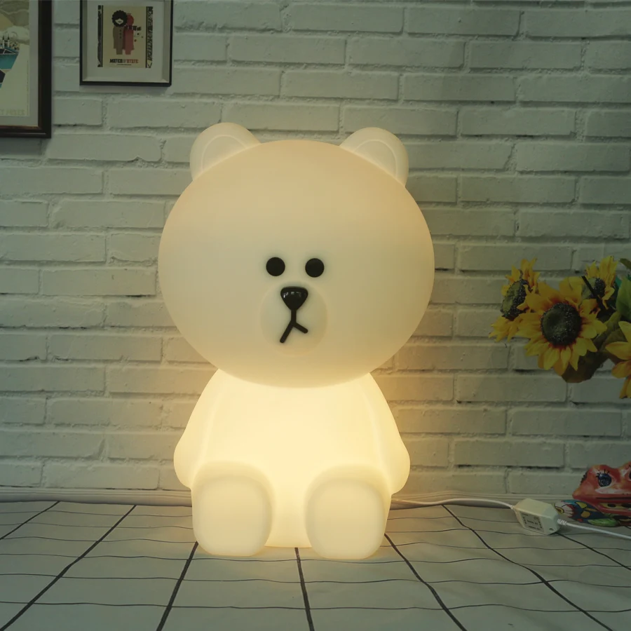 

Dimmable Led Table Lamp for Baby Children Kids Gift Animal Cartoon Decorative Lamp Bedside Bedroom Living Room Modern Lighting