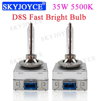 

SKYJOYCE D8S 5500K HID Bulb Replacement For Great Wall Harvard H9 Haima Family M5/Ford Mustang Metal Claw 35W 5500K D8S HID Bulb