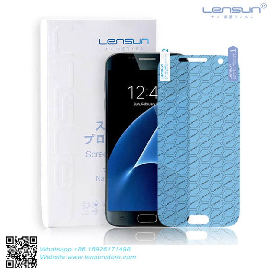 

LENSUN Scratch Proof Protector Film For Samsung S7 Edge Screen Protector