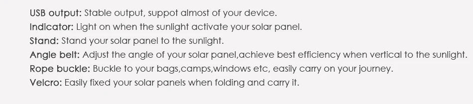 ELEGEEK 22 Вт 5 в двойной USB Солнечный телефон зарядное устройство складной водонепроницаемый Солнечная Панель зарядное устройство с сумкой для хранения на открытом воздухе