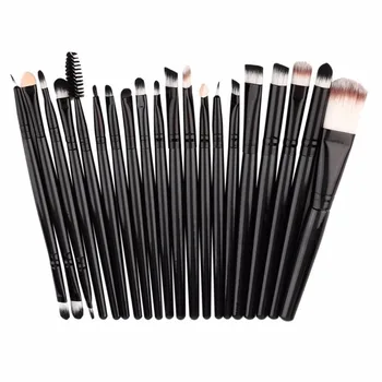 

20 pcs/set 2017 New Pro Makeup Brushes Set Black Eyeliner Eyebrow Blusher Powder Foundation Make Up Brush Cosmetic Tool Kits