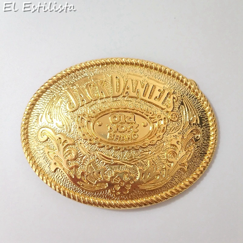 

Fashion Brand Cowboy Oval Belt Buckles Solid Metal Men Gold Plating Belt Buckle Boucle Ceinture Luxury Hebilla for 4cm Belts Use