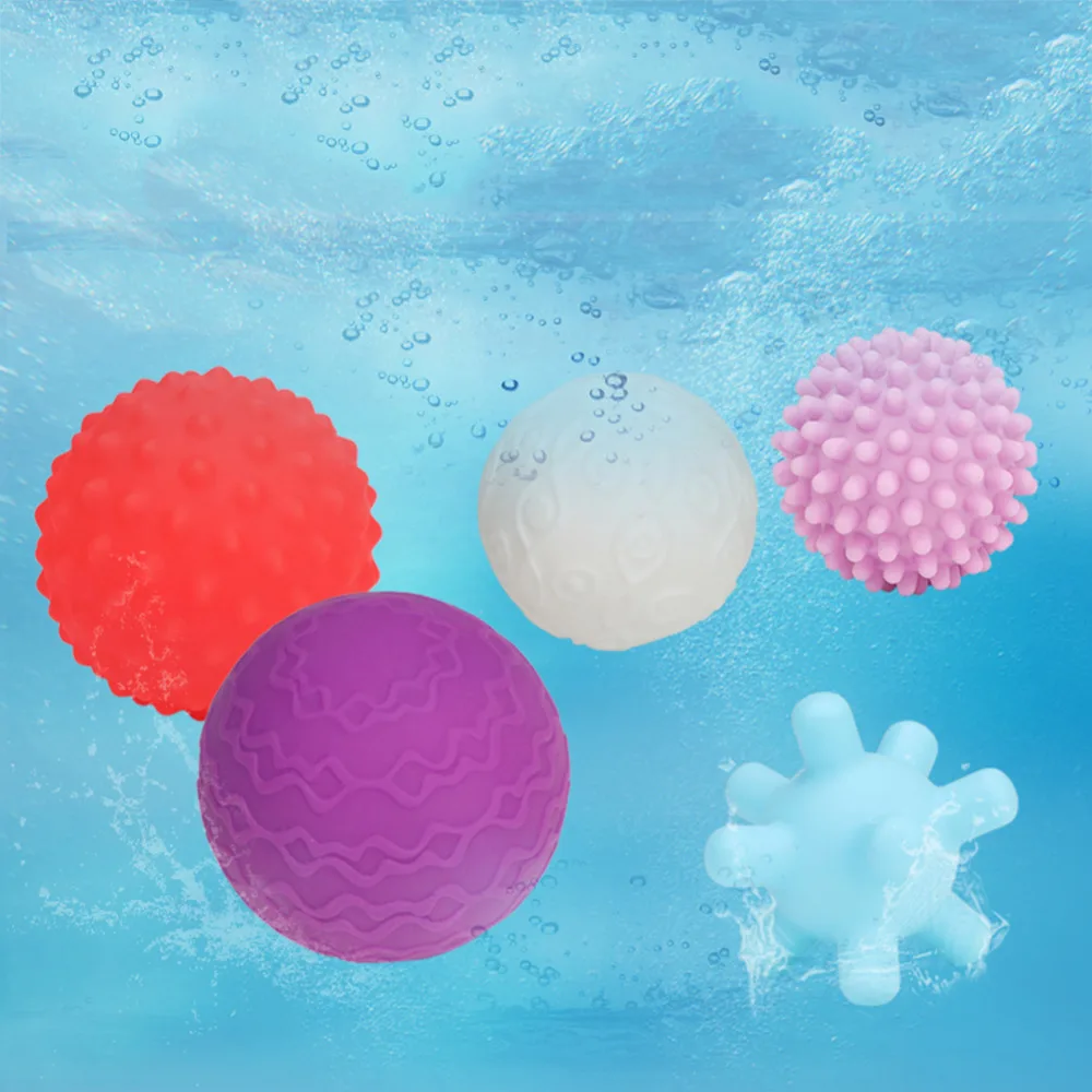 awesome  Baby Toys Hand Grasping Ball Soft Ball Textured Multi Ball Set Develop Baby's Tactile Senses Toy fo