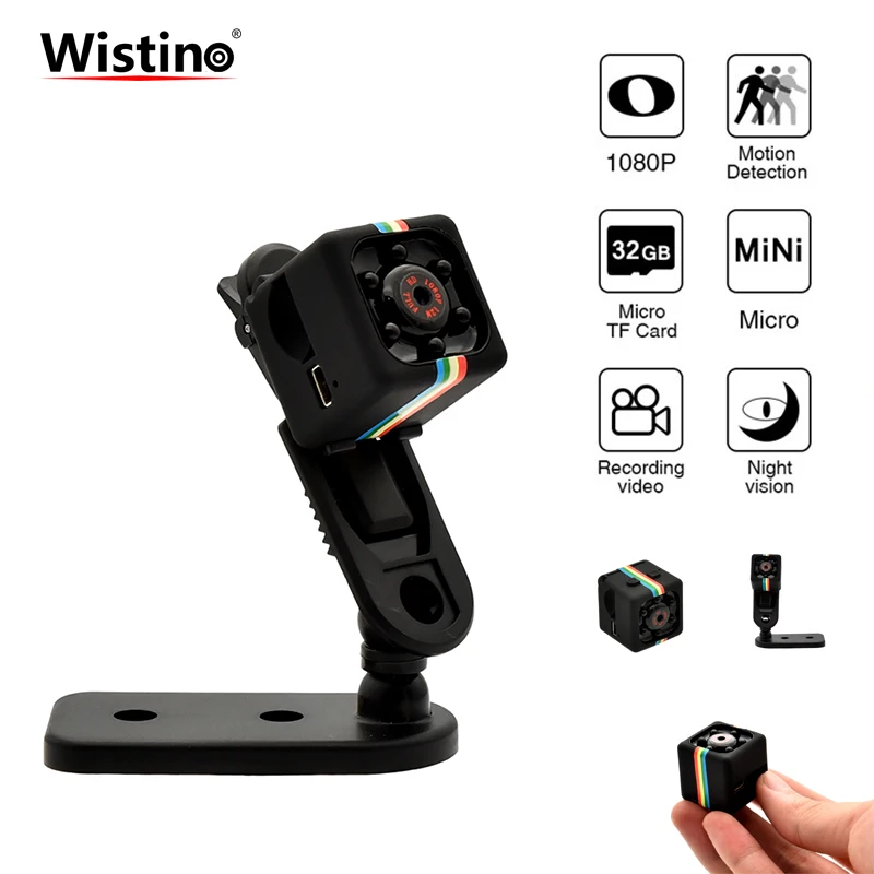 

Wistino Mini Camera HD 1080P Video Recorder Rainbow Nanny Motion Sensor Digital Small Pocket Video Camera Infrared Night Vision