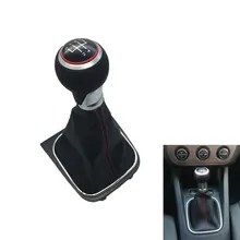 For VW Golf 5 MK5 R32 For GTI 2004 2005 2006 2007 2008 2009 Golf V VI 5 6 Speed Car Gear Stick Level Shift Knob 2x transparent housing headlight lens shell cover lamp assembly for vw mk5 golf 5 gti gli jetta 2005 2009 car styling xnc