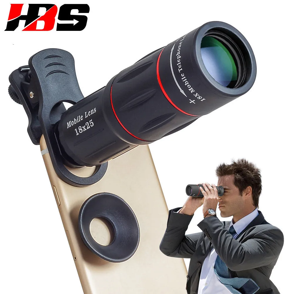 

HD 18X Telescope Zoom Mobile Phone Lens Universal Clip Telefon Camera Lents With Tripod For LG G2 G3 G4 G5 G6 G7 G8 V20 V30