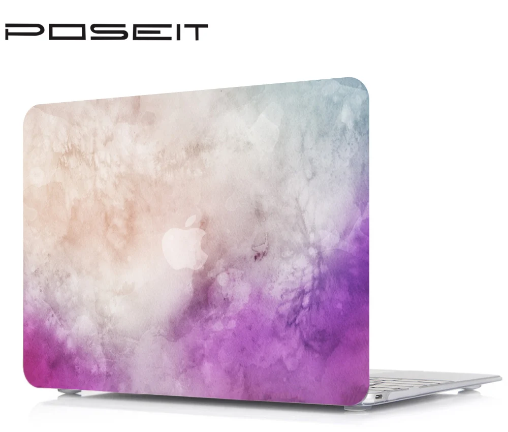 

New Plastic Marble Grain Hard Case Cover Laptop Shell+Keyboard Cover For Apple Macbook Air 11 13 Pro Retina Touch Bar 12 13 15"