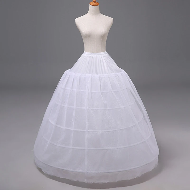 Yanstar пышная бальная Юбка Свадебные Underskirt кружева край юбки трехъярусное длинные