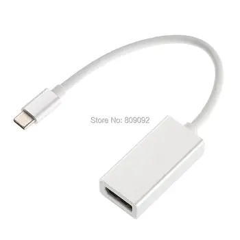 

USB 3.1 Type C Male to DisplayPort 1080P DP Female Adapter Converter Cable for Apple MacBook 2015 Monitor 4K HDTV Projector