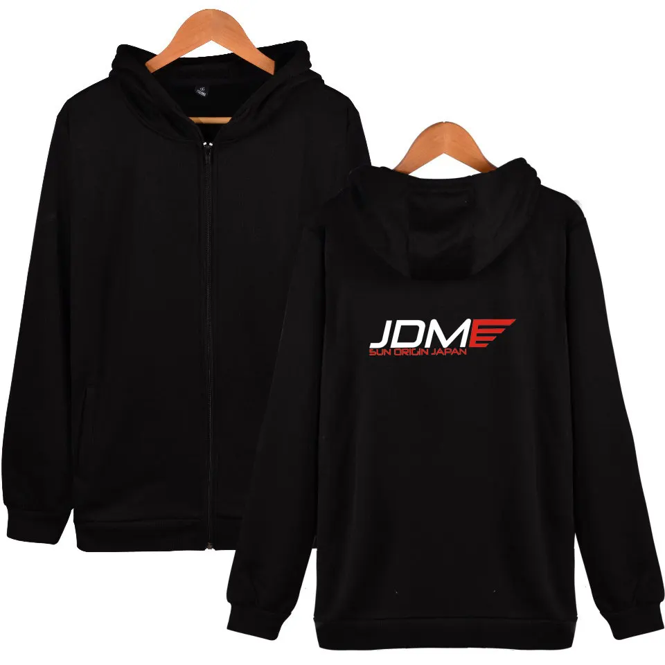 JDM Hoodies For Men Autumn Fleece Zipper XXS To 4XL Fashion Men/women