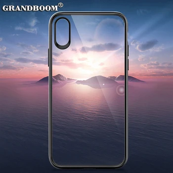

100pcs Shockproof Hard Acrylic + Back Soft TPU Bumper Case For iPhone XS Max XR X 8 7 Plus Corner Protection Clear Thin Cover