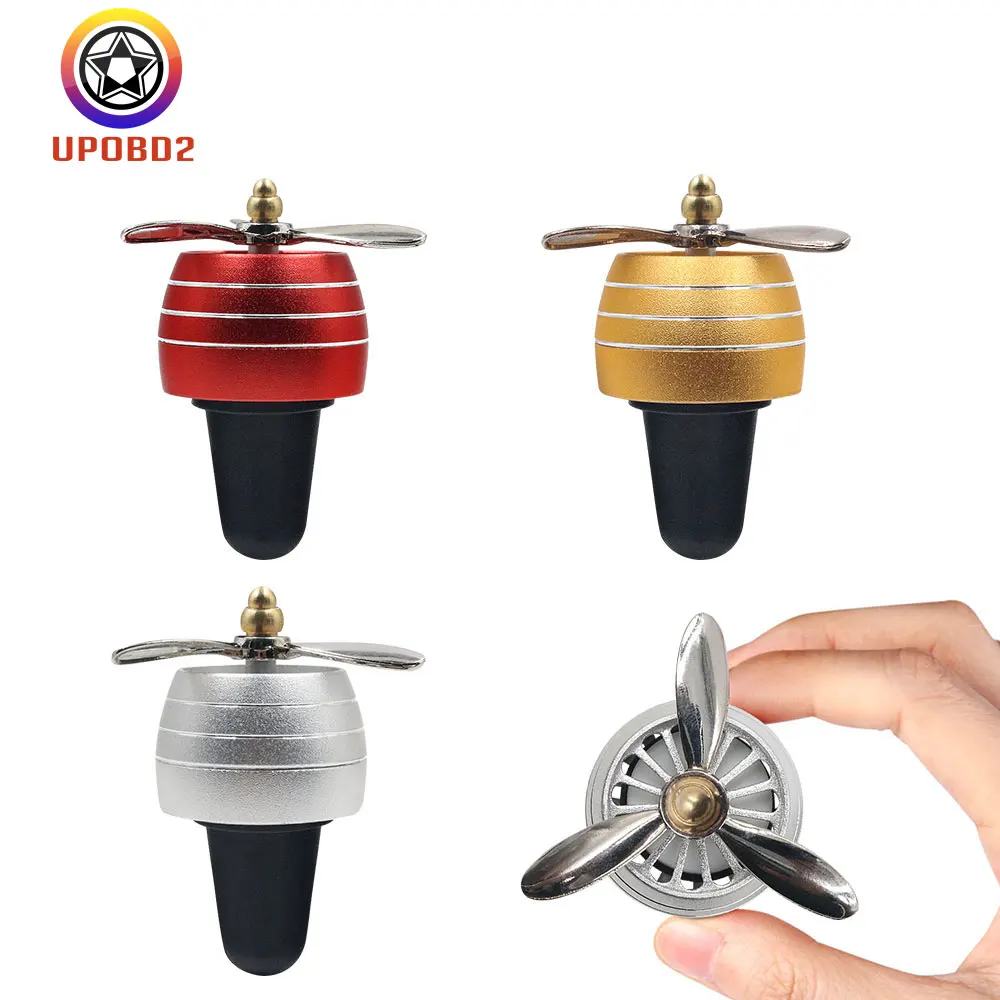 

Air Freshener Auto Outlet Perfume LED Mini Conditioning Vent Outlet Fan Clip Fresh Aromatherapy Fragranc LED Colorful Flashlight