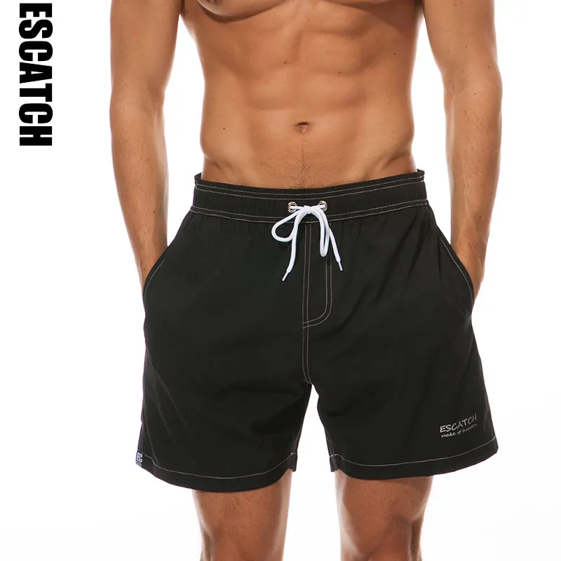 

2019 New Hot Mens Board Shorts Swim Beach Boxer Trunks Shorts Sport Homme Bermuda Short Pants Quick Dry Boardshorts 6colors