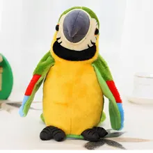 Плюшевая запись попугай говорящий попугай развевающийся крылья говорящий попугай Милый Забавный