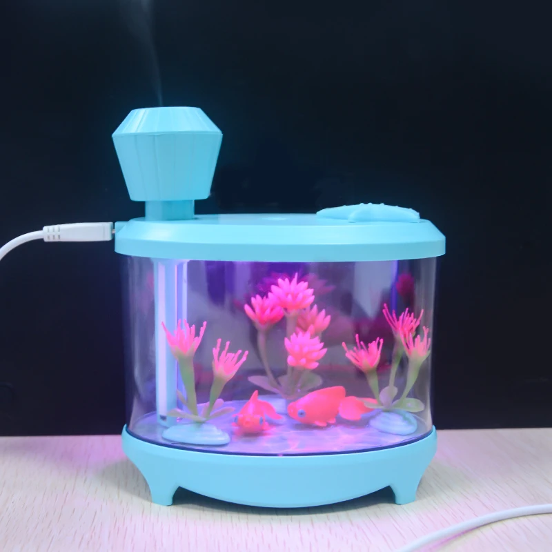 

Filterhualv Small fish tank Air Humidifier large capacity USB Mist Maker with LED night light Air Purifier For home office