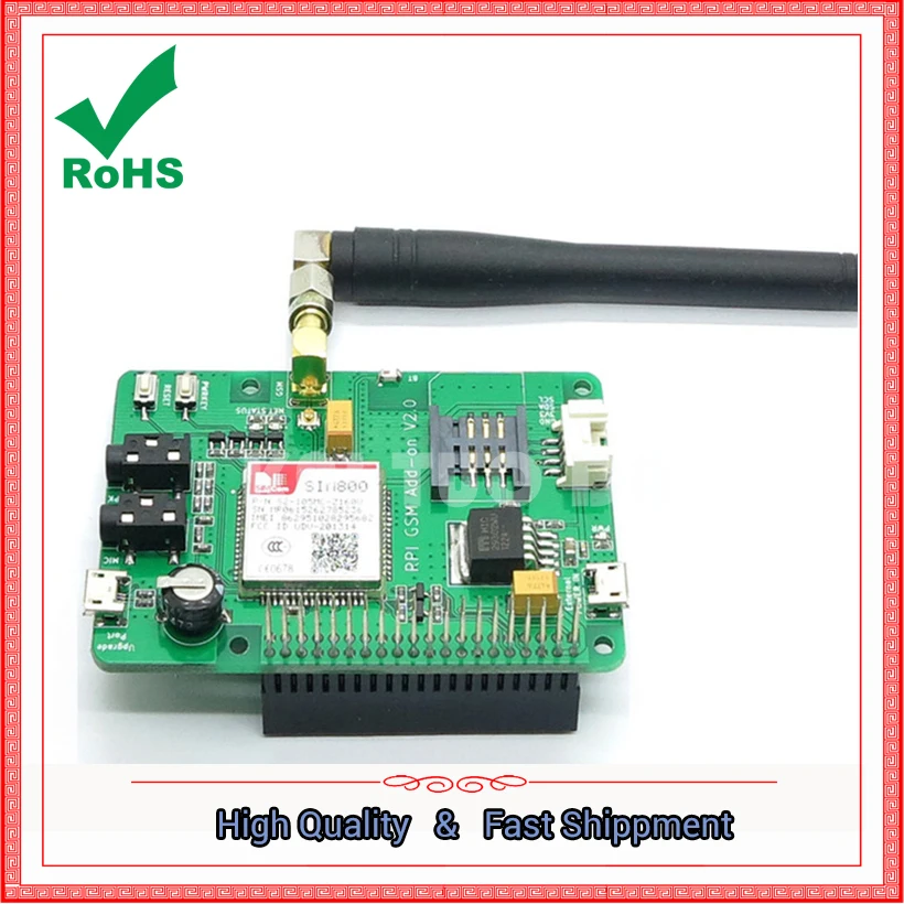 

Raspberry to send sim800 expansion board with gsm / gprs SMS function, support Raspberry Pi 2 module board