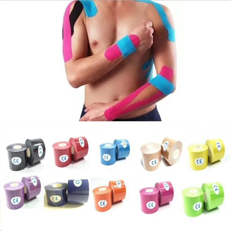 Billede af Kinesiology tape adhesive sport tape kinesiologica Elastic Bandage kinesiologico teip kinesiotape cinta muscle tape