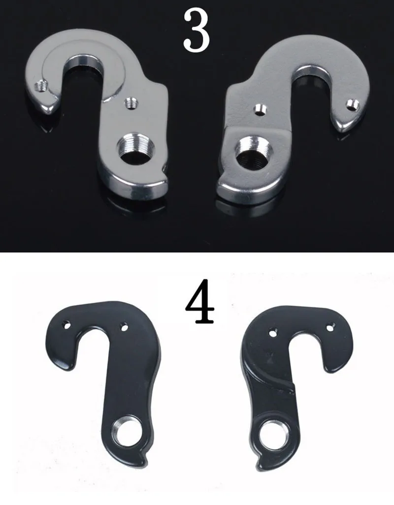 1 قطع tailhooks ل mtb الطريق دراجة دراجة سباق الدراجات الجبلية سبائك derailleur الخلفي شماعات الشماعات إطار العتاد الميكانيكية derailleur