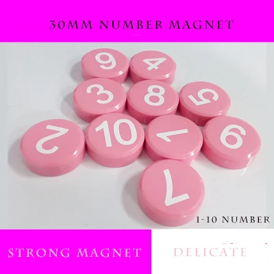 

Digital Refrigerator Magnet Stickers 10 Pieces number Magnetic Stickers Children Educational Toys Gifts