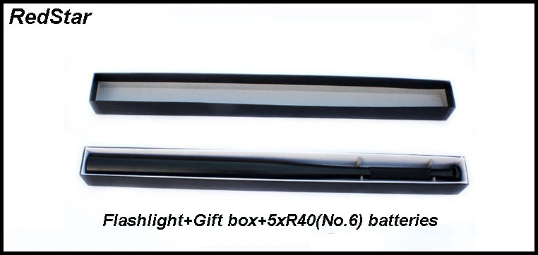 ReadStar Алюминий 28 дюймов Бейсбол bat фонарик T6 400 метра диапазон самообороны фонарик stick