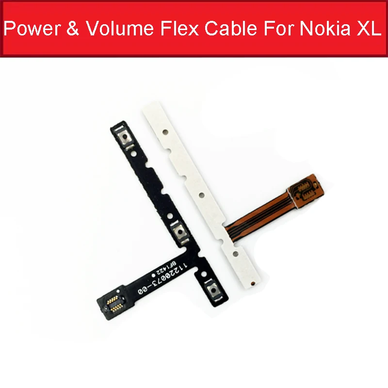 Громкость и Гибкий Силовой кабель для Nokia X + 1013x2 xl X2DS кнопка переключения боковой гибкий ленточный телефон запасные части
