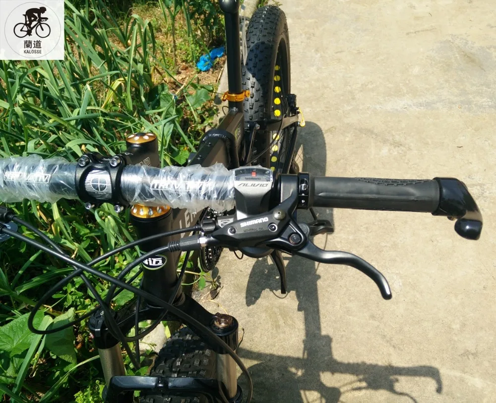 Discount Kalosse   new cycling bicicleta mountain bike  bicycle 21/24/27/30 speed  26*4.0 tires  snow/beach   mountain bicycle 7