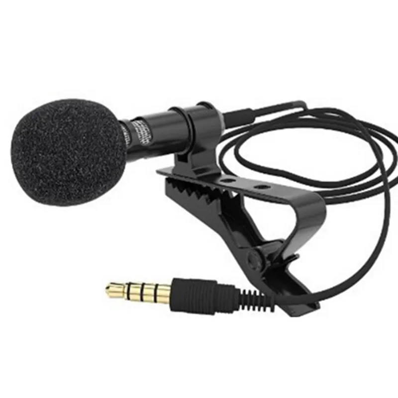 Мини 3,5 мм разъем микрофон-петличка зажим для галстука микрофоны микрофона микрофон для говорящих лекций 28 мм длинный кабель