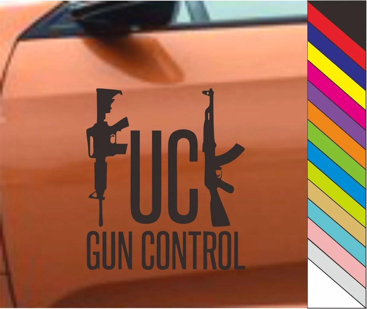 Gun Control Stickers Vinyl Auto Window Decal Laptop Decor 16x14cmin