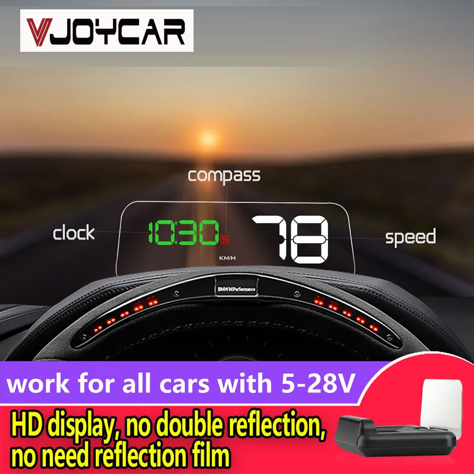 car speed projector head up display GPS car speedometer diagnostic tool