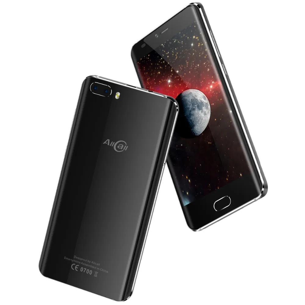 Original Allcall Rio 5,0 pulgadas IPS trasero cámaras Android 7,0 Smartphone MTK6580A Quad Core 1 GB RAM 16 GB ROM 8.0MP OTG 3G teléfono móvil