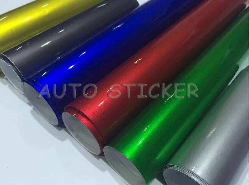 glossy blue metallic chrome wraps 888