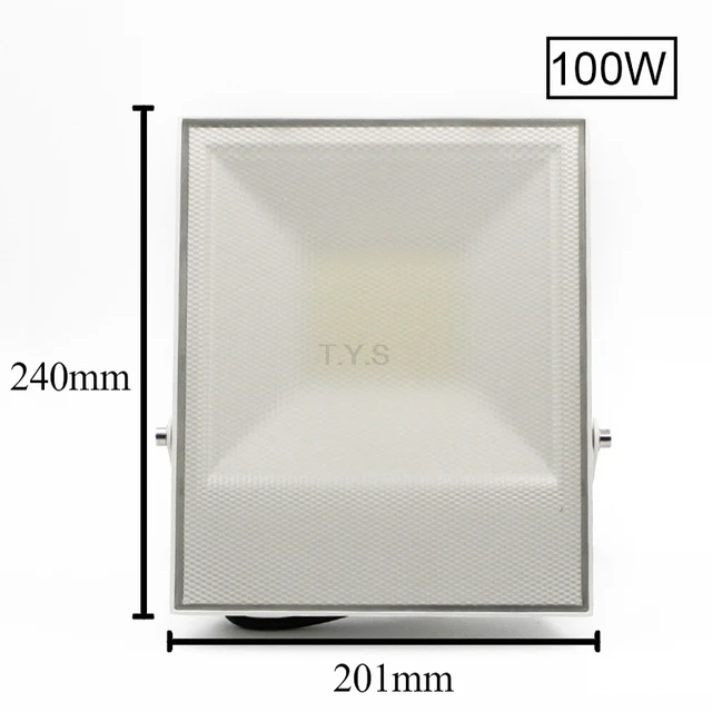 Waterproof IP65 Led Floodlight 100W 50W 30W 20W 220V Led Flood Light Outdoor Lighting Led Spotlight Reflector Garden Spot Lights
