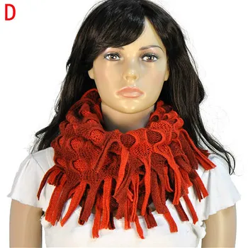 

AOLOSHOW Winter Scarf for Women Snood Circle Loop Tube Scarf Winter Warm Multiple Usage Magic Ring Scarf Tassel Shawls NL-1931