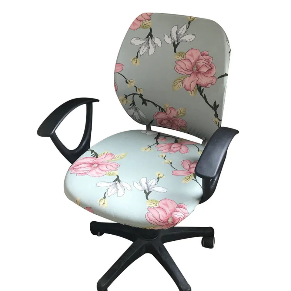 Office Chair Slipcover Computer Chair Cover Stretch Rotating Chair