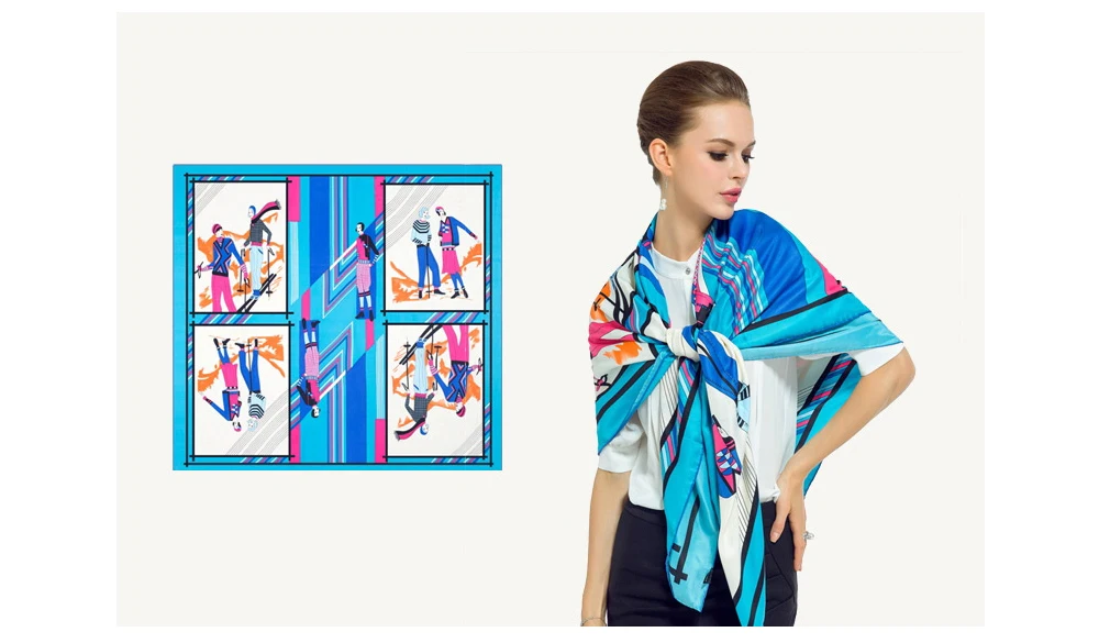Print Silk Shawl (10)