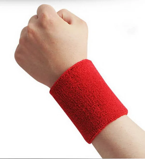 AOLIKES 6 шт./лот Йога волейбол теннис Sweatband повязка на запястье поддержка гимнастические накладки для ладоней Налобные повязки zweetband pols для бега - Цвет: red