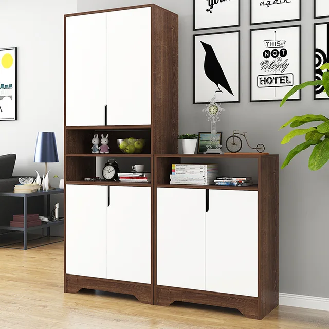 Lk606 Large Capacity Storage Cabinet With Drawer Multilayer Shoes Lk606 Large Capacity Storage Cabinet With Drawer Multilayer Shoes Wooden Rack Movable Adjule