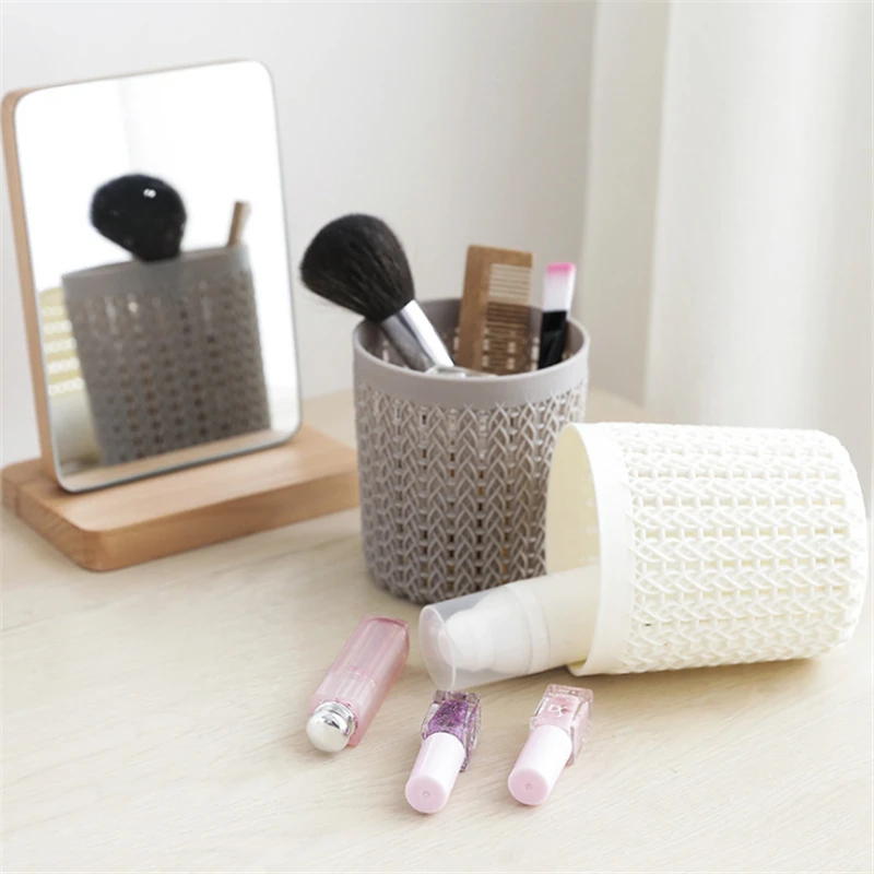 

Home Desktop Decor Storage Basket Multifunction Bathroom Cosmetic Make Up Jewelry Sundries Storage Baskets