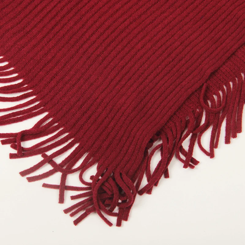 2017 Winter Poncho Women Casual Turtleneck Thick Sweater Batwing Shawl Cape Pullover Knitted Jumper Fashion Striped Sleeveless