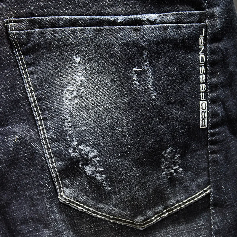 Black Ripped Jeans | Men's Ripped Jeans | Brand Men's Jeans