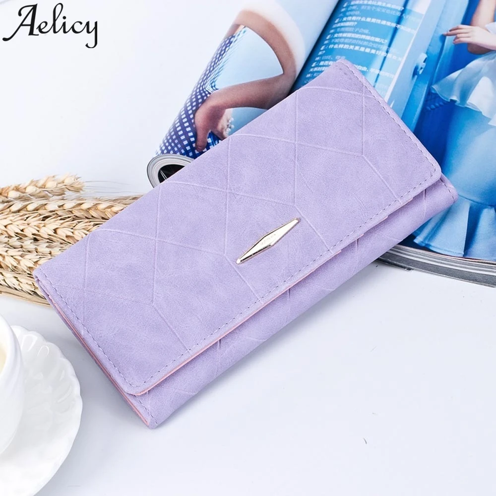 Aelicy/длинные женские кошельки с узором в виде шариков кожаный маленький женский
