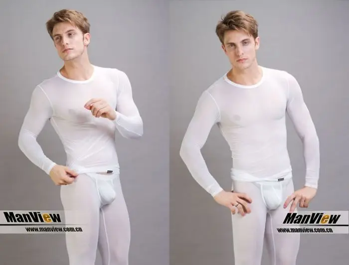 free silk long underwear mens